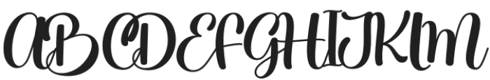 La Manilla otf (400) Font UPPERCASE