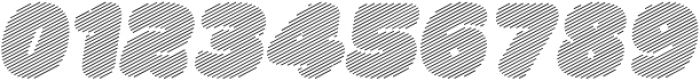 La Mona Pro Line Italic otf (400) Font OTHER CHARS