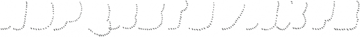 La Mona Pro Shadow Hand Line Italic otf (400) Font UPPERCASE