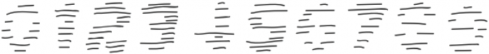 La Mona Pro Texture Hand Line Italic otf (400) Font OTHER CHARS