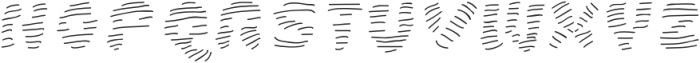 La Mona Pro Texture Hand Line Italic otf (400) Font UPPERCASE