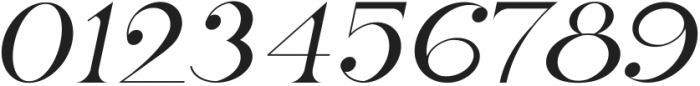 La Obrige Italic otf (400) Font OTHER CHARS