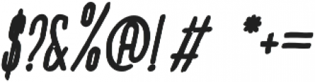 La Petitenget Extra Bold Italic otf (700) Font OTHER CHARS