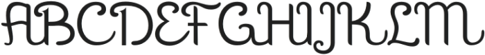 La Qalam Regular otf (400) Font UPPERCASE