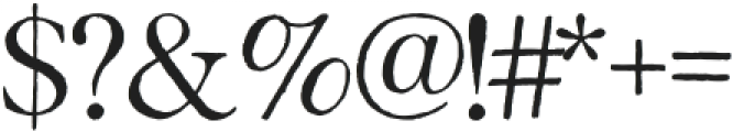La Roche Serif Regular otf (400) Font OTHER CHARS