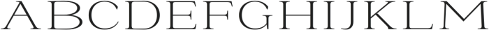 La Rochelle Extra Light Expanded otf (200) Font UPPERCASE