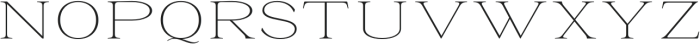 La Rochelle Thin Expanded otf (100) Font UPPERCASE