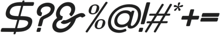 La Rose Display Italic otf (400) Font OTHER CHARS