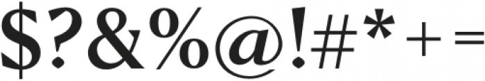 La Rosse Serif otf (400) Font OTHER CHARS