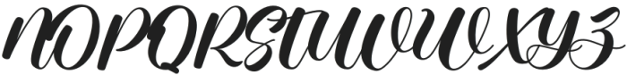 La Senorita otf (400) Font UPPERCASE