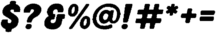 La Superior Sans Italic otf (400) Font OTHER CHARS