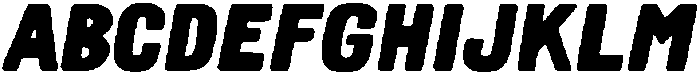 La Superior Sans Italic otf (400) Font UPPERCASE