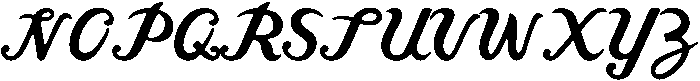La Superior Script otf (400) Font UPPERCASE