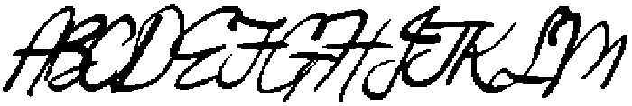 La Trattoria Slant otf (400) Font UPPERCASE
