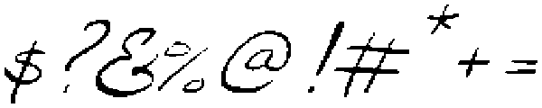 La Trattoria Thinner Slant otf (100) Font OTHER CHARS