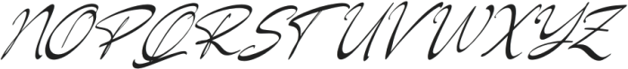 La gratesa Italic otf (400) Font UPPERCASE