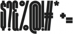 LaBonita Bold Condensed ttf (700) Font OTHER CHARS