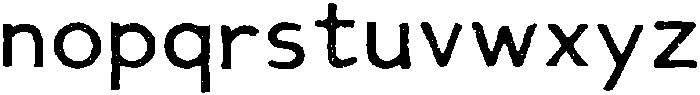 LaCampagne Regular otf (400) Font LOWERCASE