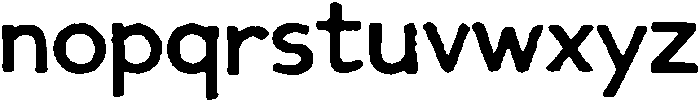 LaCampagneBold Regular otf (700) Font LOWERCASE