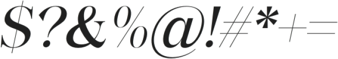 LaGateau-Italic otf (400) Font OTHER CHARS