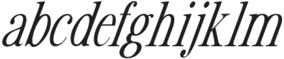 LaPetiteGazette-Italic otf (400) Font LOWERCASE