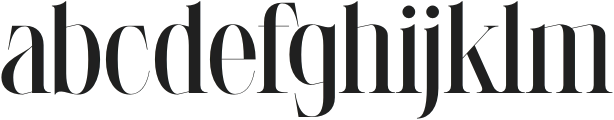 LaRuja Medium otf (500) Font LOWERCASE