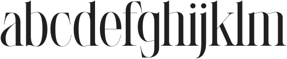 LaRuja Regular otf (400) Font LOWERCASE