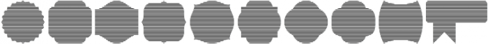 Label Pro XL Stripes otf (400) Font OTHER CHARS