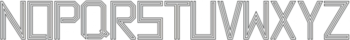 Labyrinth Outline ttf (400) Font UPPERCASE