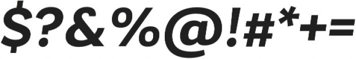 Laca SemiBold Italic otf (600) Font OTHER CHARS