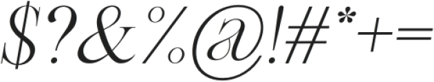 Lacoste Celtic-Italic otf (400) Font OTHER CHARS