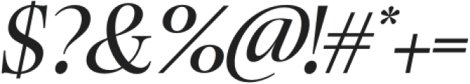 Ladinta Italic otf (400) Font OTHER CHARS