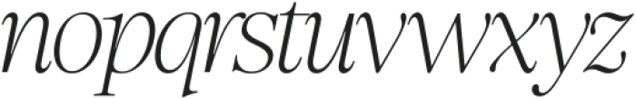 Ladinta Thin Italic ttf (100) Font LOWERCASE