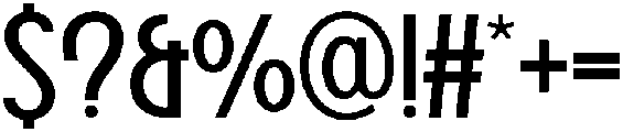 Ladonna Regular otf (400) Font OTHER CHARS