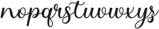 Lady Crush Regular otf (400) Font LOWERCASE