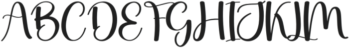 Lady Regular otf (400) Font UPPERCASE