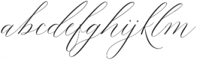 Lady Slippers Align otf (400) Font LOWERCASE