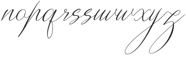 Lady Suettaya Regular otf (400) Font LOWERCASE