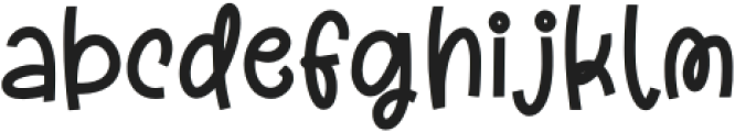 Ladybels Regular otf (400) Font LOWERCASE