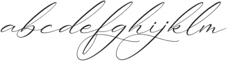 Ladyday Italic otf (400) Font LOWERCASE