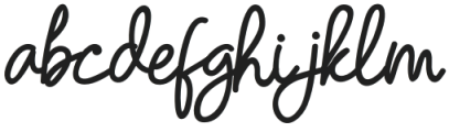 Lafentha Regular otf (400) Font LOWERCASE