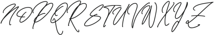 Lafisken Signature Regular otf (400) Font UPPERCASE