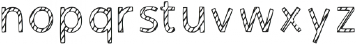 Lafolos Backtoschool Hatched Regular otf (400) Font LOWERCASE