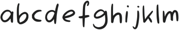 Lafolos Flimsy Font Regular otf (400) Font LOWERCASE