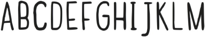 Lafolos Lanky Font Regular otf (400) Font UPPERCASE