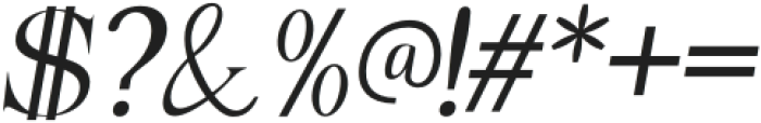 Lagency-Italic otf (400) Font OTHER CHARS