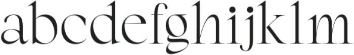 Lagency-Regular otf (400) Font LOWERCASE
