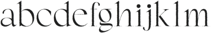 Lagency Rough Regular otf (400) Font LOWERCASE