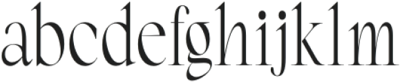 Lagency Semi Condensed otf (400) Font LOWERCASE