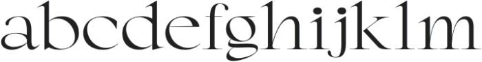 Lagency Wide otf (400) Font LOWERCASE